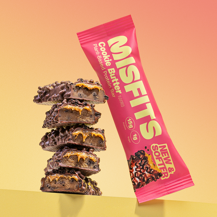 Misfits Health | High Protein, Low Sugar, Tasty Vegan Protein Bars